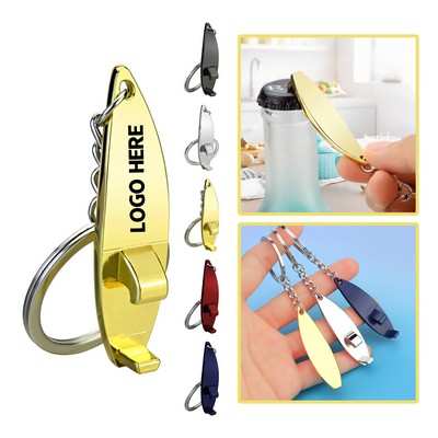 Fun Beach-Themed Bottle Opener Keychain