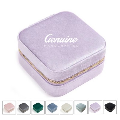 Velvet Travel Jewelry Box
