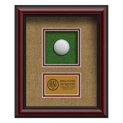 Hole -In-One Golf Ball Shadow Box