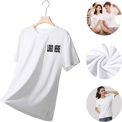 Round-Neck Double-Sided Brushed Modal Shirt