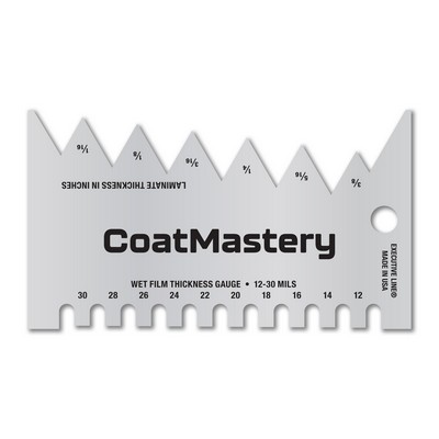 12-30 Mils/305-762 Microns Metalphoto® Wet Film Gauge