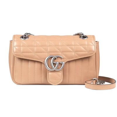 Gucci Gg Marmont Small Rose Shoulder Bag