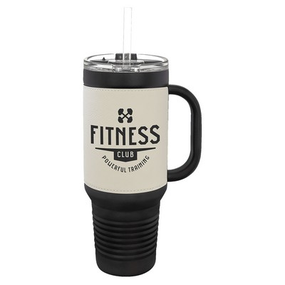 Polar Camel 40 oz. Leatherette Travel Mug