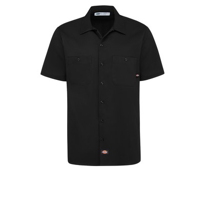 Dickies Shirts - Men's Industrial Cotton Short-Sleeve Work Shirt