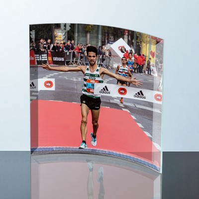 7" x 7" Curved Award Sublimated