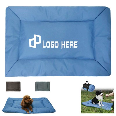 Pet Dog Sleeping Foldable Mat W/ Cotton Lining