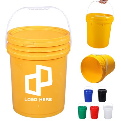 5 Gallon Pp Plastic White Bucket