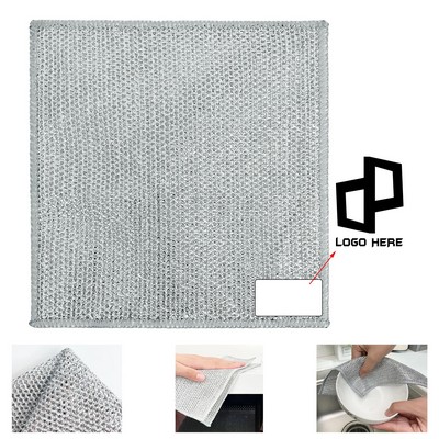 7.8 X 7.8" Double Layer Silver Wire Cloth