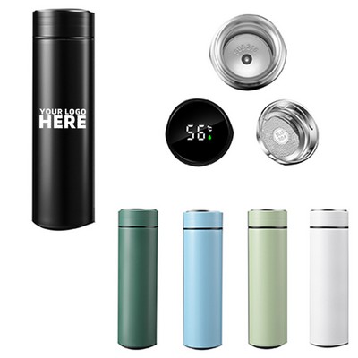 18 Oz. Intelligent Thermos With Temperature Display