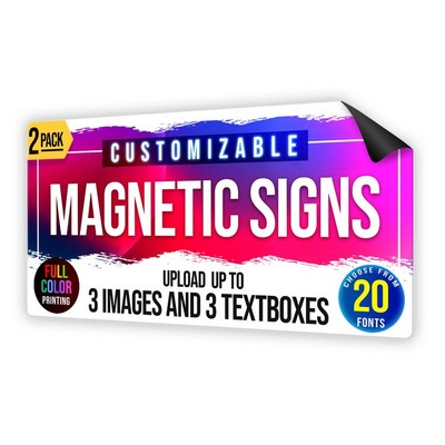12x24 FULL COLOR Custom Magnetic Sign