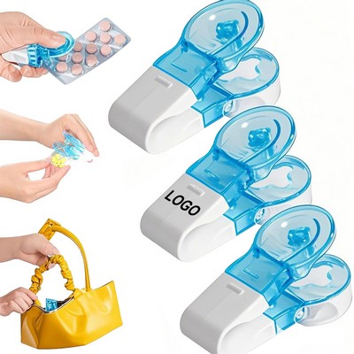 Portable Pill Taker Travel Pill Popper Tool Pill Organizer Pill Boxes Assistance Tool