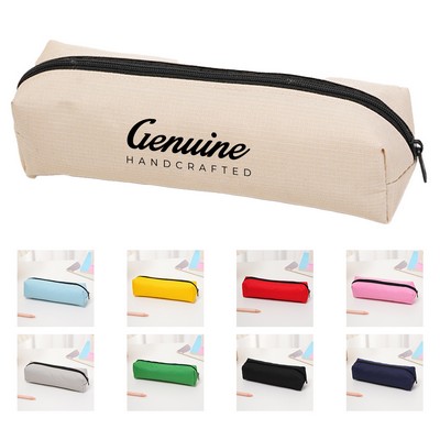 Eco-Friendly German Washed Kraft Paper Pencil Bag