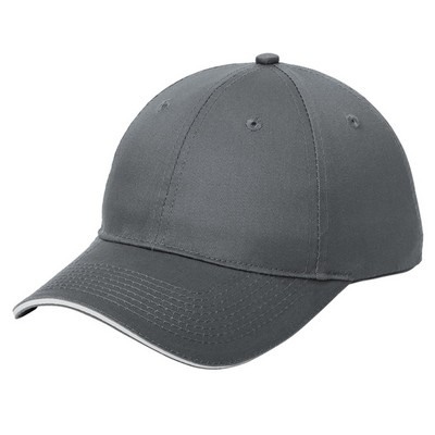 Port & Company Unstructured Sandwich Bill Cap.