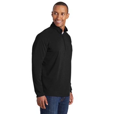 Sport-Tek Tall Sport-Wick Stretch 1/4-Zip Pullover