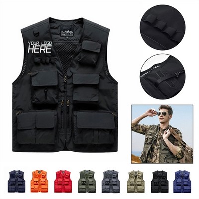 Multi Pocket Utility Outdoor Vest