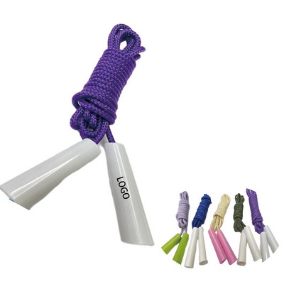 Adjustable Length Plastic Handle Jump Rope