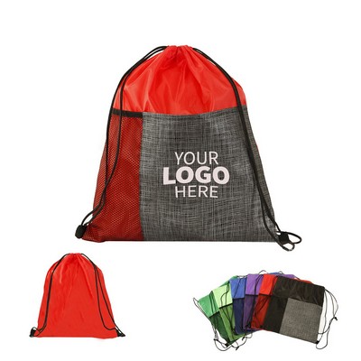Polyester Pocket Drawstring Bag