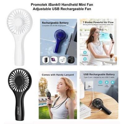 iBank ® USB Rechargeable Handheld Fan
