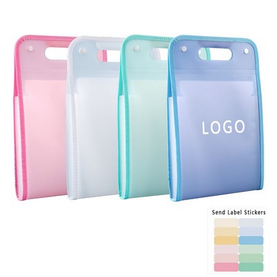 Portable A4 Vertical Accordion Multi-Layer Folder