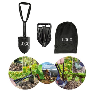 High Carbon Steel Gardening Folding Shovel