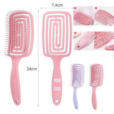 Scrub Massage Brush Vented Comb