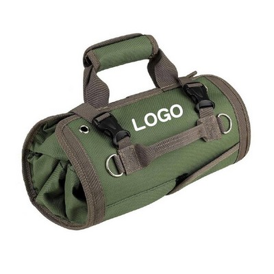 Heavy Duty Roll Up Wrench Organizer & Tool Pouch