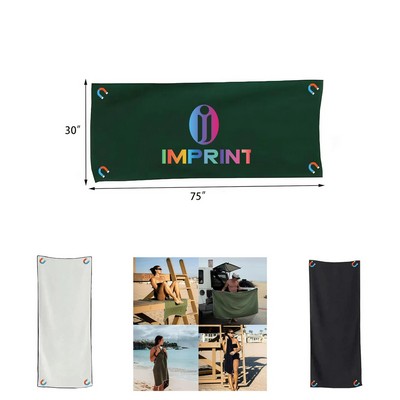 Extra Large Magnetic Quick-Dry Beach Towel