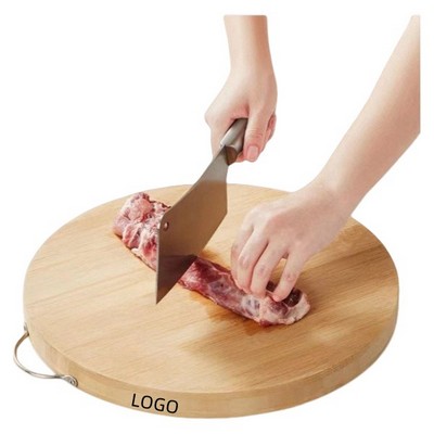 Round Cutting Board With Handle Chopping Board For Kitchen