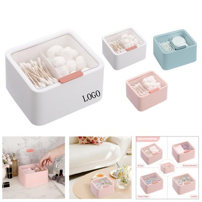 Cotton Swabs Storage Dispenser Box