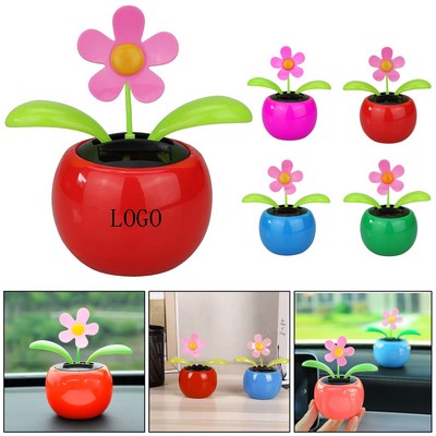 Solar-Powered Swing Sunflower Ornament