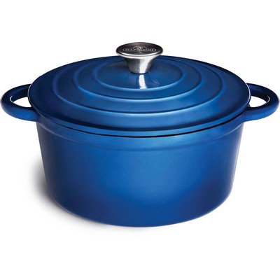 Napoleon Cast Iron Round Casserole Dish