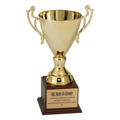 10 1/2" Ramona Series Trophy with 7 1/2" Gold Metal Cup