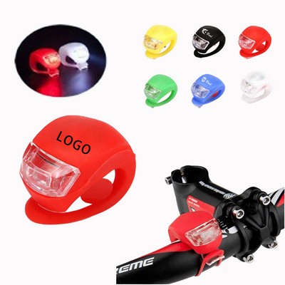 Frog-Shaped Silicone Bicycle Light