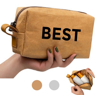 Washable Kraft Paper Storage Bag