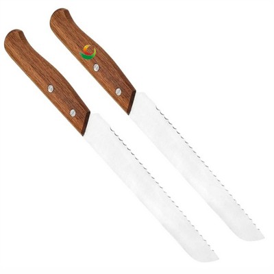 Wooden Handle Bread Knife