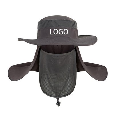 Wide Brim Sun Hat for Men's Mountaineering Fishing