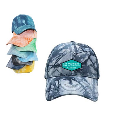 Cotton Tie Dyed Baseball Dad Hat