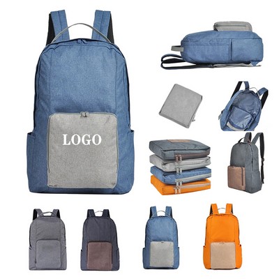Space-Saving Foldable Backpack – Oxford Material