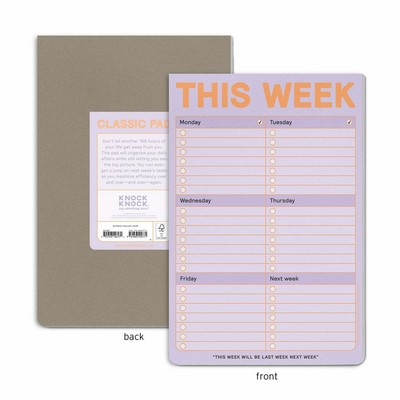 This Week Pad (Pastel Edition)