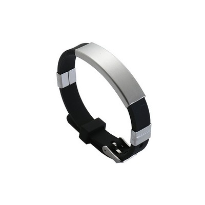 Titanium Steel Silicone Bracelet