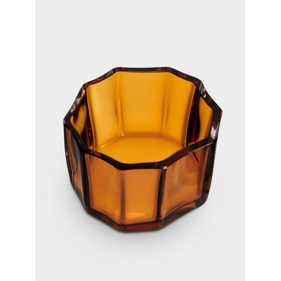 Reed Amber Brown Small Votive