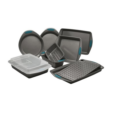 Rachael Ray Yum-O 10Pc Bakeware Set - Marine Blue