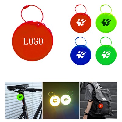 Reflective Safety Pendant Keychain