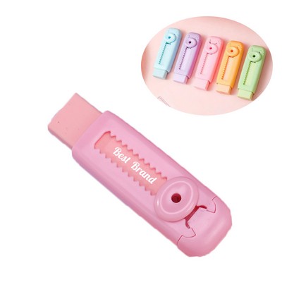 Push-Type Retractable Eraser – No Crumb Mess