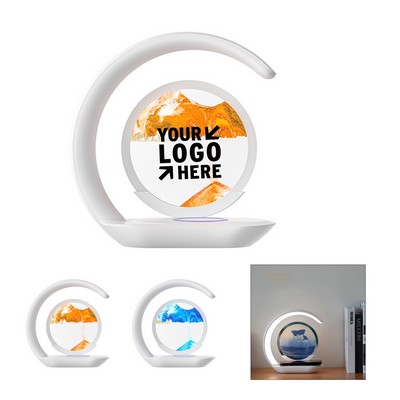 Flowing Sand Art Wireless Charging LED Night Light