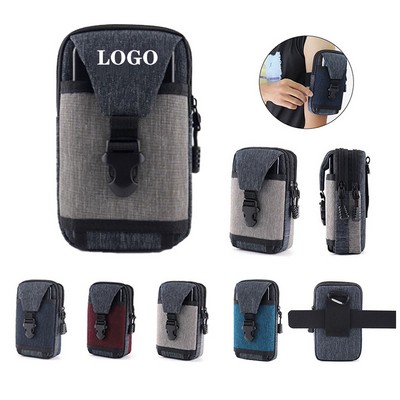 Water-Resistant Nylon Crossbody Waist Pack