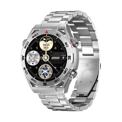 Havit-SWM9030 Ultra 1.43" AMOLED HD Touch Screen Smartwatch - Silver