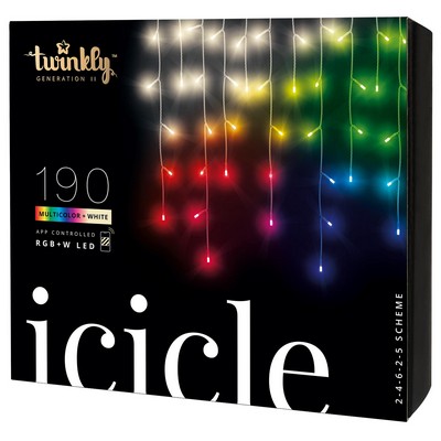 Twinkly - Icicle 190L 5Mm Rgb+W