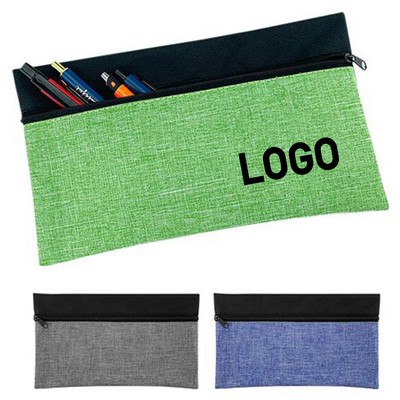 300D Polyester Zipper Pencil Case