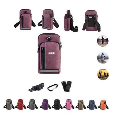 Reflective Sports Arm Bag with Strap